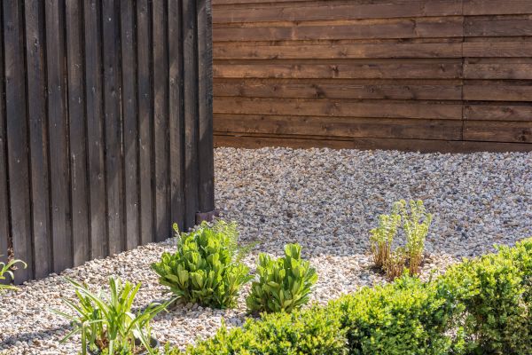 Backyard Gravel Installation